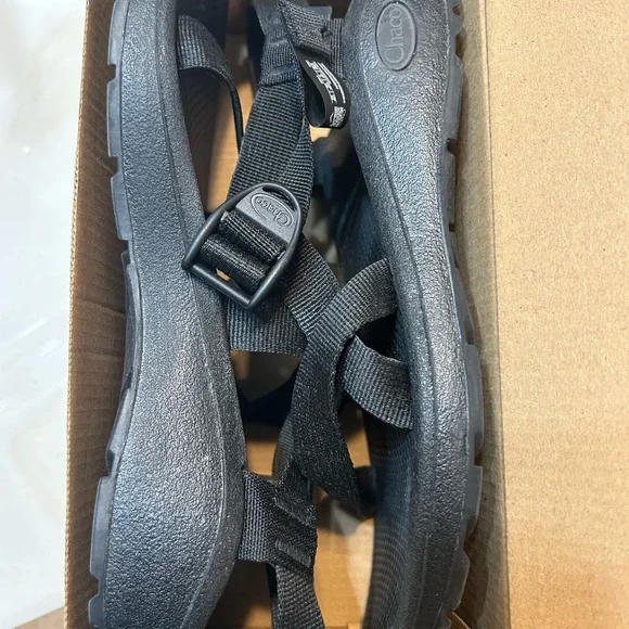 Chaco Solid Black Z/Cloud Sandals - Picture 3 of 3